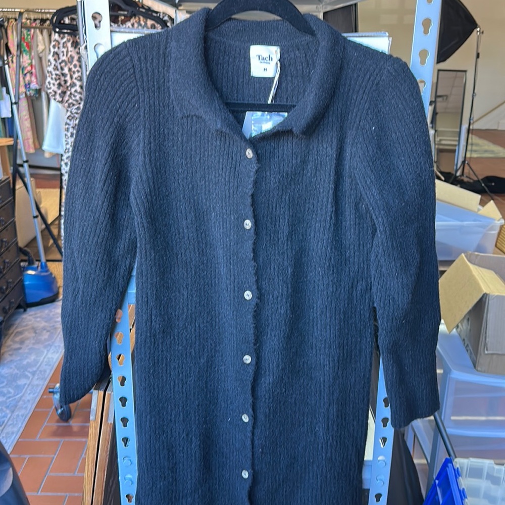 TACH Black sweater dress. Size medium.